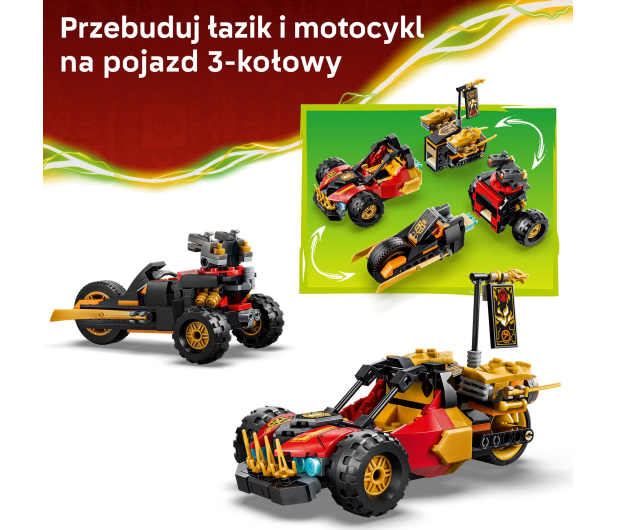 LEGO NINJAGO 71864 Wielofunkcyjne pojazdy Kaia i Cole’a - 1529845 - zdjęcie 5